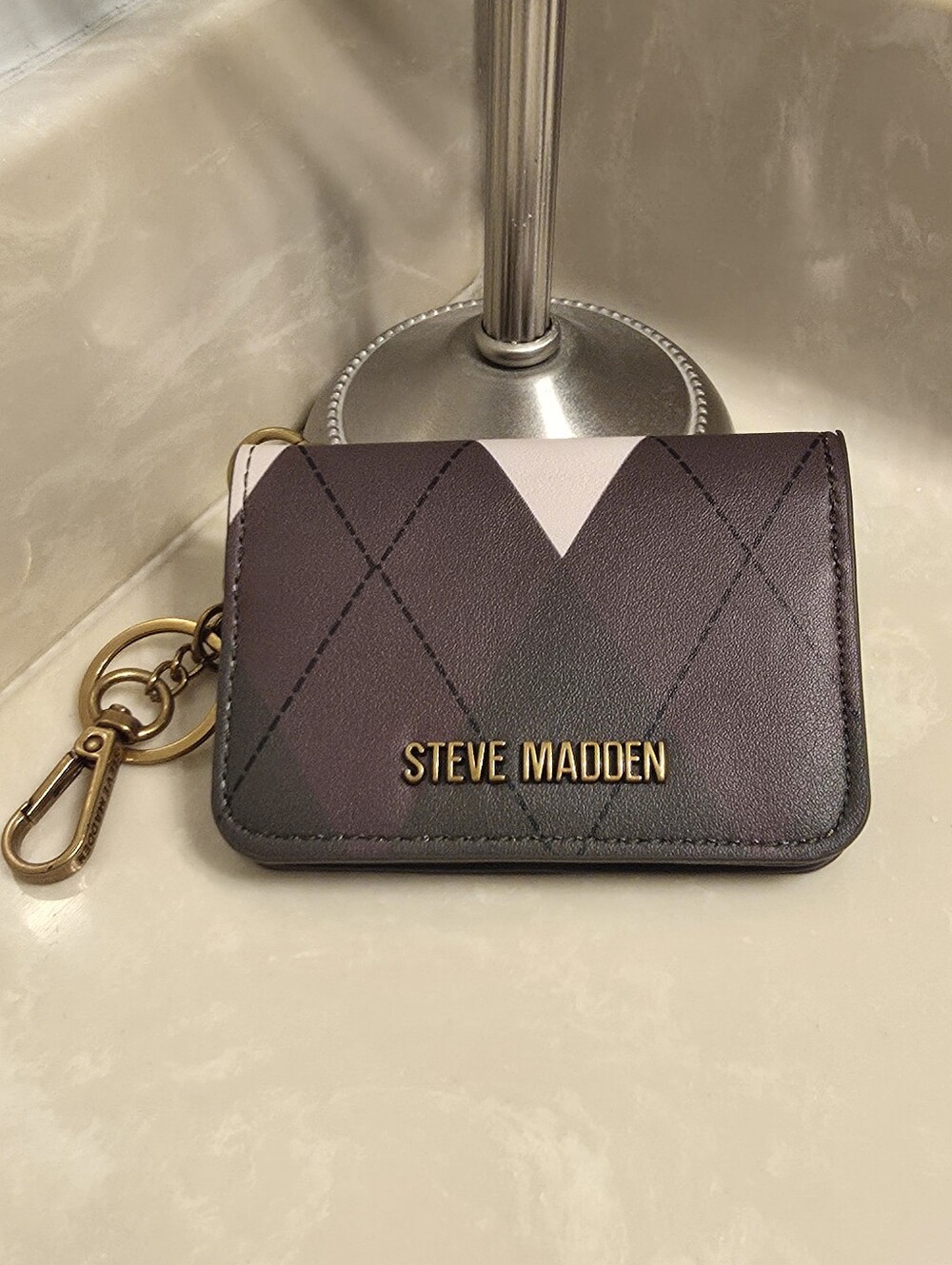 Steve Madden Mini Wallet with Keychain - Picture 2 of 8